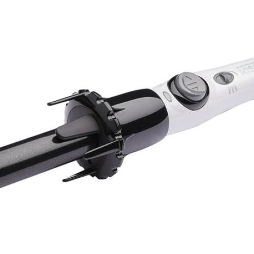 KISS Instawave Professional Ionic Ceramic Deluxe Automatic Hair Curler, Black & White
