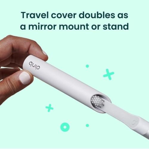 quip Sonic Battery Electric Toothbrush, Slate Metal