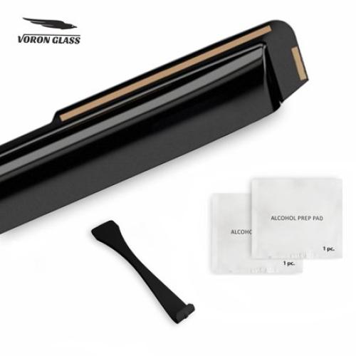 Voron Glass In-Channel Extra Durable Rain Guards for Ford Explorer 2011-2019, Window Deflectors, Vent Window Visors, 4 Pieces - 220116