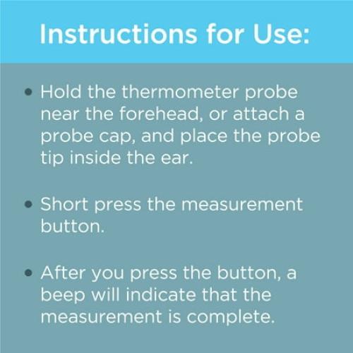 Equate Bluetooth Dual-Function Infrared Thermometer, Forehead and Ear Mode