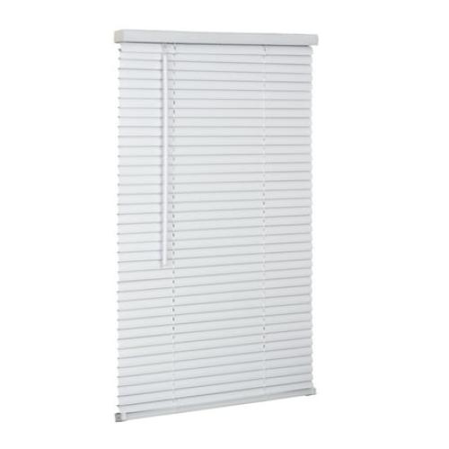 Lotus & Windoware Cordless 1 Vinyl Mini Blind 22 Wide x 36 Long, White (MLX2236WH)