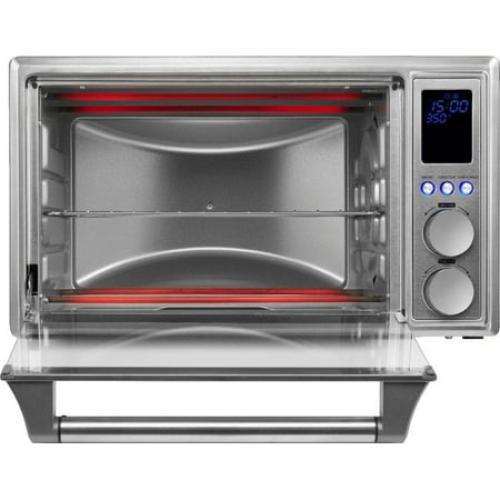 Insignia™ - 6-Slice Toaster Oven with Air Frying - Stainless