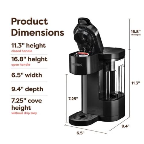 Keurig K-Express Essentials Black Single-Serve K-Cup Pod Coffee Maker❗MAY HAVE MISSING PIECES/NEEDS CLEANING❗