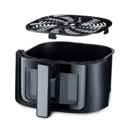 Gourmia 6-Qt Digital Window Air Fryer with 12 Presets & Guided Cooking Black
