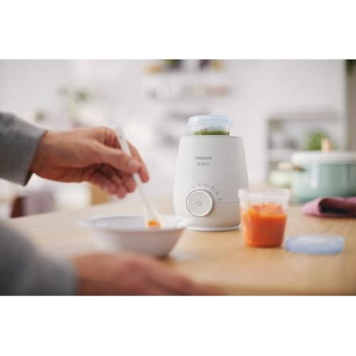 Philips Avent Fast Baby Bottle Warmer with Smart Temperature Control and Automatic Shut-Off SCF358/00