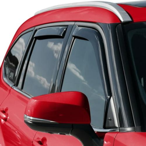 Voron Glass in-Channel Extra Durable Rain Guards for Toyota Highlander 2020-2025, Window Deflectors, Vent Window Visors, 4 Pieces - 200443