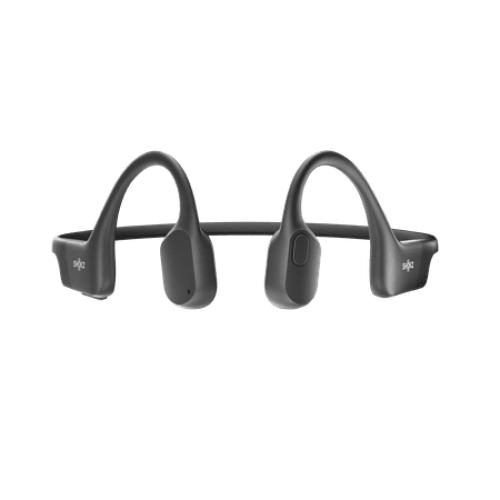 Shokz Open Run Wireless Bone Conduction Sport Headphones with Built-In Mic - Black