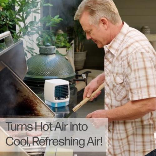 Arctic Air Chill Zone Evaporative Air Cooler, Portable Cooler with 4 Fan Speeds, LED Night Light