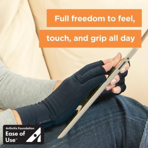 Brownmed IMAK Compression Arthritis Gloves - Medium - Black