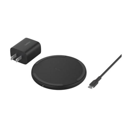 Belkin BoostCharge - Wireless charging pad   AC power adapter - 15 Watt - Fast Charge - black
