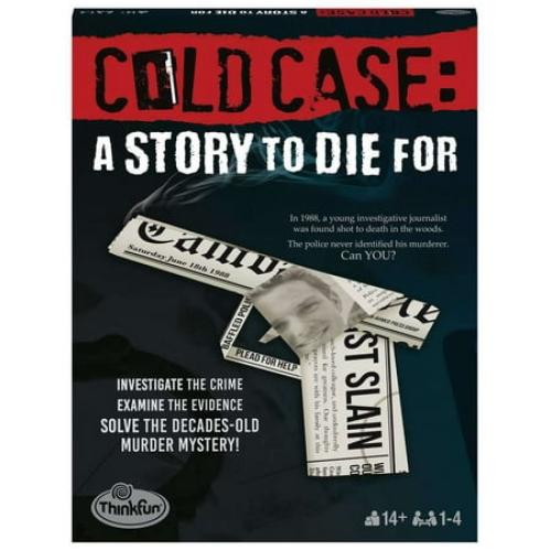 ThinkFun Cold Case: A Story to Die For Murder Mystery Game