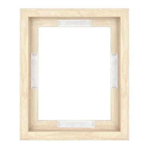 MCS Canvas Float Frames 16x20 Frame, Black Frame for Finished Canvases, Vertical & Horizontal Wall Hanging Large Frame with Adhesive for Canvas Paintings (1-Pack)
