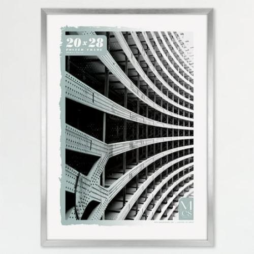 MCS Foundation 16x24 Poster Frame Traditional Brass, Vertical & Horizontal Wall Hanging Large Picture Frame for Photos, Posters & Art Prints (1-Pack)