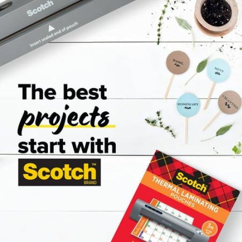 Scotch Thermal Laminator Plus 2 Letter Size Pouches (TL902)