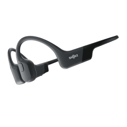 Shokz Open Run Wireless Bone Conduction Sport Headphones with Built-In Mic - Black