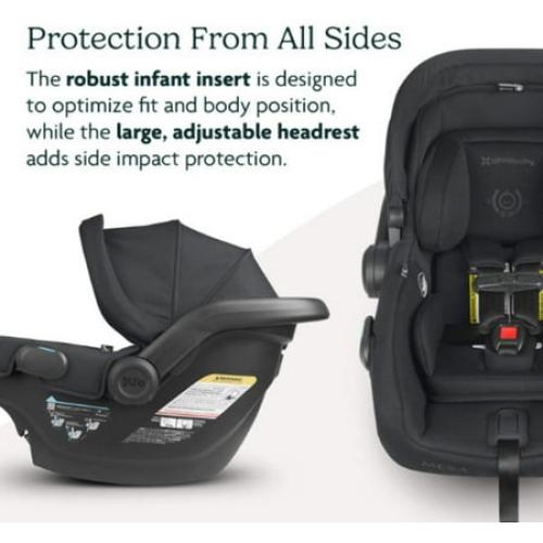 UPPABABY 1002-MSA-US-JKE Mesa V2 Infant Seat, Jake Charcoal