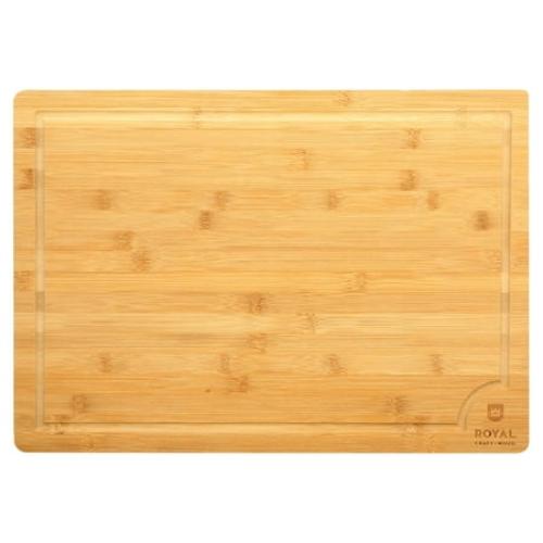 XXL Bamboo Cutting Board for Kitchen with Juice Groove - Wooden Chopping Board for Meat, Vegetables, Fruit and Cheese | Charcuterie Serving Tray, (XXL, 20 x 14)