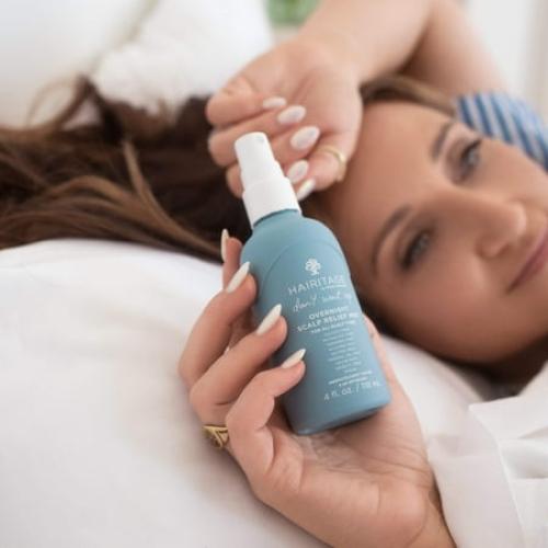 Hairitage Don’t Wait Up Overnight Scalp Relief Scalp Mist | For Dry, Itchy Scalp 4 fl oz
