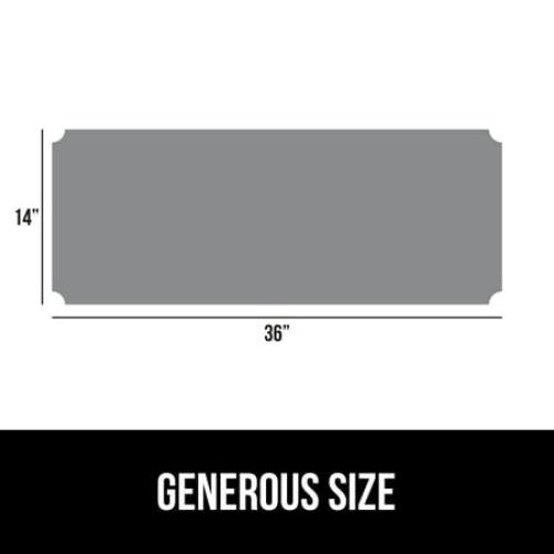 GORILLA GRIP Wire Shelf Liner, Set of 4 Waterproof Shelving Liners, 14x36 Clear