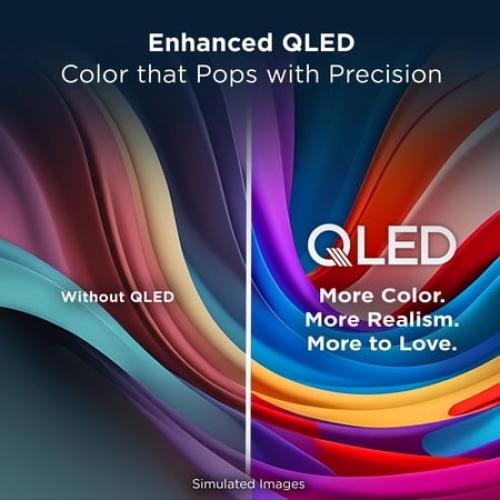 TCL 75 Q Series QLED 4K UHD HDR Smart Google TV (NEW 2025) - Dolby Vision, Dolby Atmos, Motion Rate 240, HDR 10 , Auto Game Mode - 75Q51K