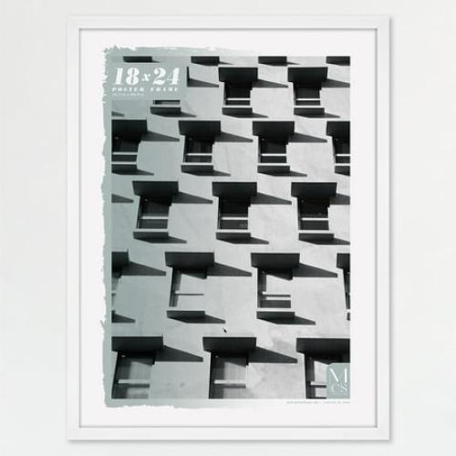 MCS Foundation 16x24 Poster Frame Traditional Brass, Vertical & Horizontal Wall Hanging Large Picture Frame for Photos, Posters & Art Prints (1-Pack)