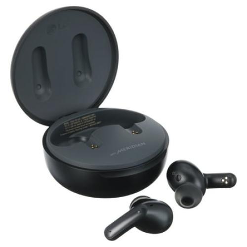 LG TONE Free FP9 Plug and Wireless True Wireless Bluetooth UVnano Earbuds, Black