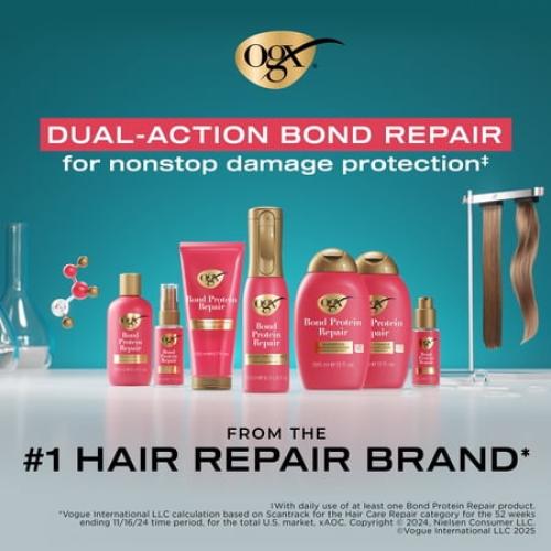 OGX® Bond Protein Repair 450°F Hair Heat Protectant Spray, 6.5 fl. oz