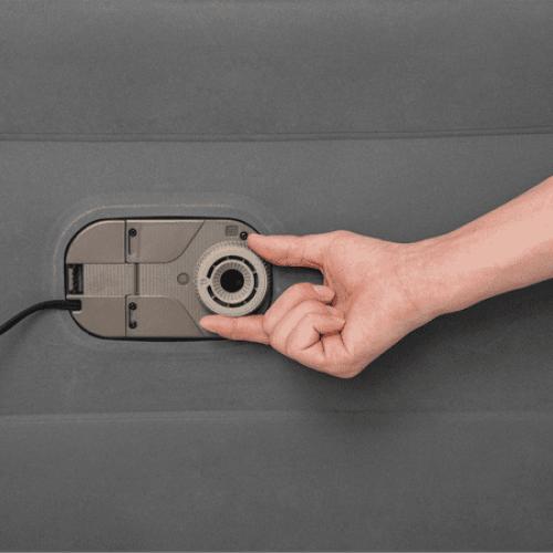 Bestway Headboard 18 Twin Air Mattress with Built-in Pump