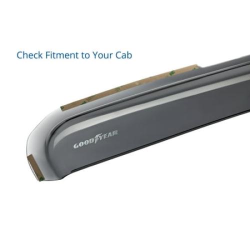 Goodyear Shatterproof In-Channel Window Deflectors for Trucks Toyota Tacoma 2016-2023 Double Cab, Rain Guards, Window Visors, Vent Deflector, Truck Accessories, 4pcs- GY003409