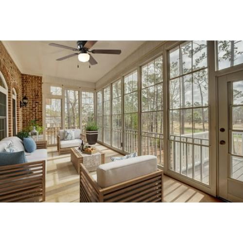 Mainstays 52 inch Hugger Indoor Ceiling Fan with Light Kit, Black, 5 Blades,, Reverse Airflow