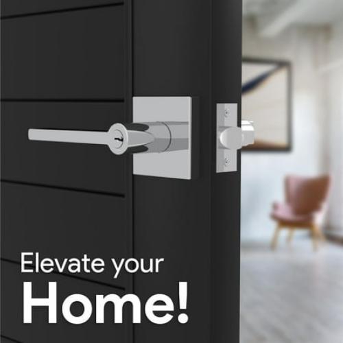 Mega Handles | Prime Entry Lever | Polished Chrome