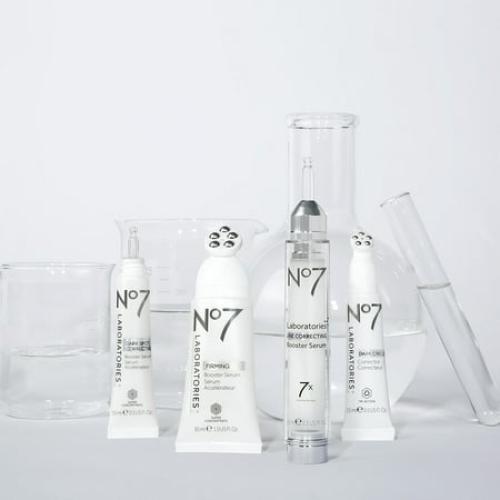 No7 Laboratories Firming Booster Face Serum, Enriched with Hyaluronic Acid, 1 fl oz