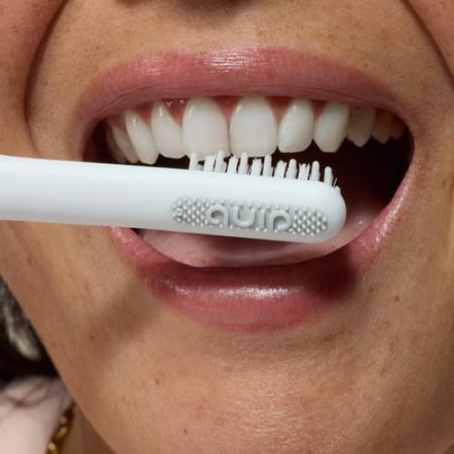 quip Sonic Battery Electric Toothbrush, Slate Metal