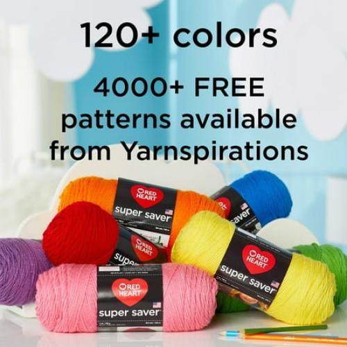 Red Heart Super Saver® Pooling™ 4 Medium Acrylic Yarn, Papaya 5oz/141g, 236 Yards