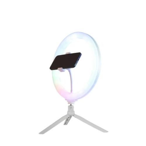 Vivitar 12 Full Color 3D Ring Light with Tripod and Adjustable Ball Head, Black