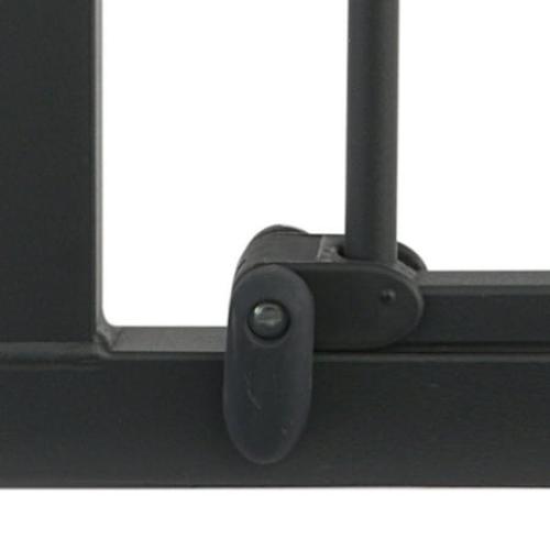Munchkin® Easy Close XL™ Pressure Mounted Metal Baby Gate for Stairs, Hallways and Doors, Black