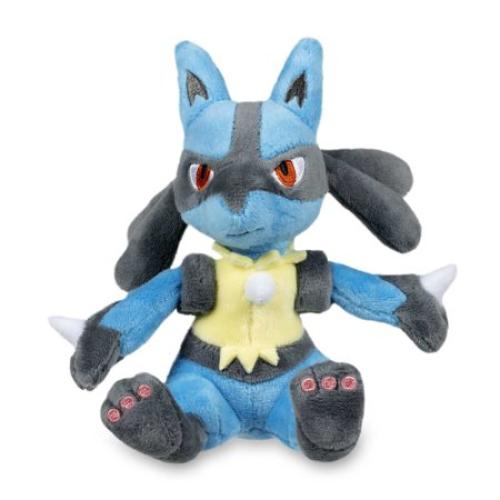 Pokemon Center: Sitting Cuties: Lucario Plush # 448 - Generation 4 - 6 In