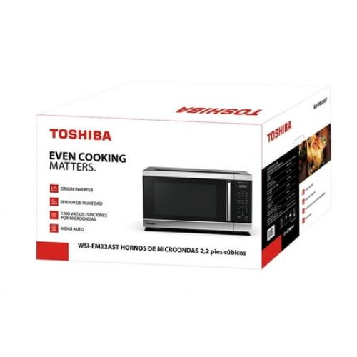Toshiba 2.2 cu. ft. 24.4'' Microwave Oven in Stainless Steel