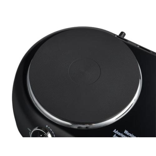 Mainstays Double Burner, 1800 W, Black Electric Cooktop, 1 Each, Assembled Product