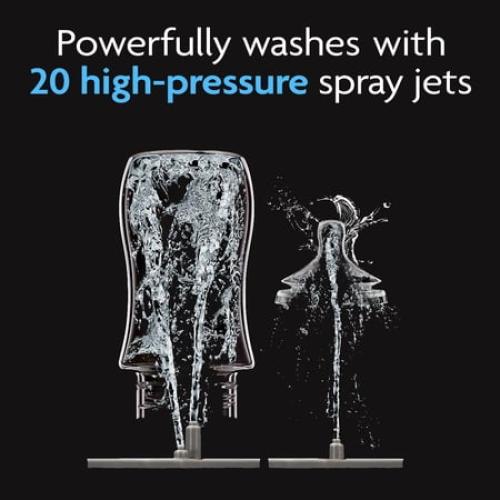Baby Brezza Bottle Washer Pro - Baby Bottle Washer, Sterilizer   Dryer - All in One Machine Cleans Bottles, Pump Parts, & Sippy Cups - Replaces Hand Washing, Bottle Brushes and Drying Racks