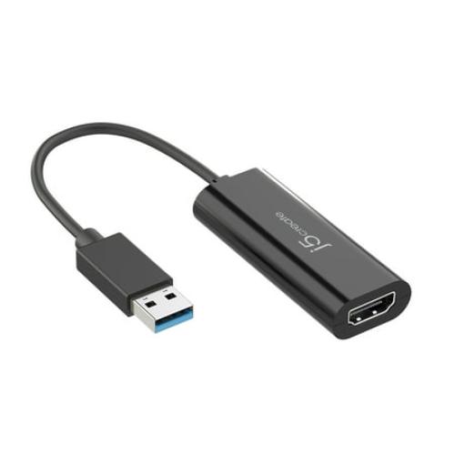 j5create, USB™ to HDMI™ Multi-Monitor Adapter, Windows® /macOS® Compatible, JUA258