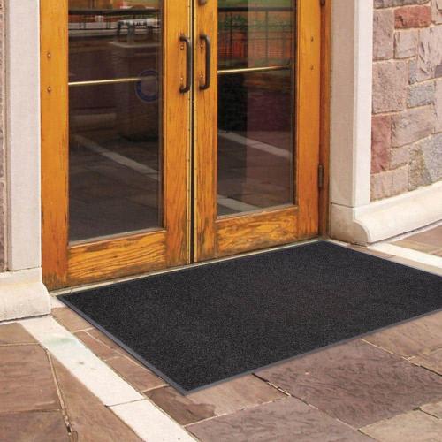 TrafficMaster Enviroback Charcoal 60 in. x 36 in. Recycled Rubber/Thermoplastic Rib Door Mat
