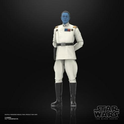 Size 6 inch Star Wars The Black Series Grand Admiral Thrawn Collectible Action Figure (6”)