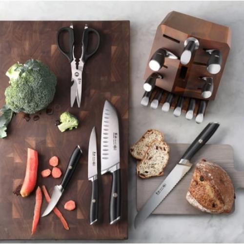 Cangshan L Series 17 Piece German Steel Forged Knife Set (Black)
