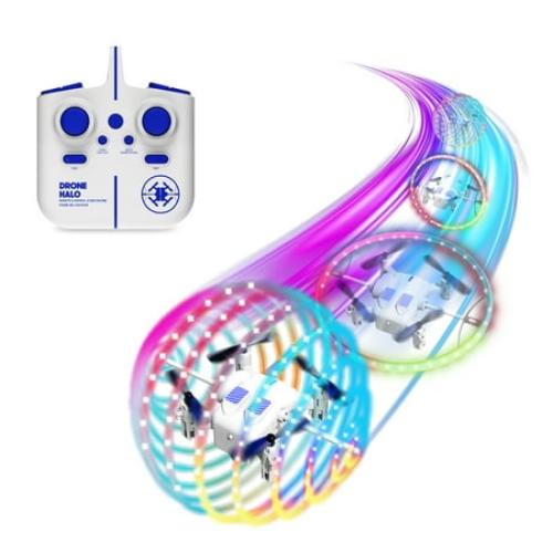 Sharper Image® Halo Drone – Remote Control Light-Up Orbiter