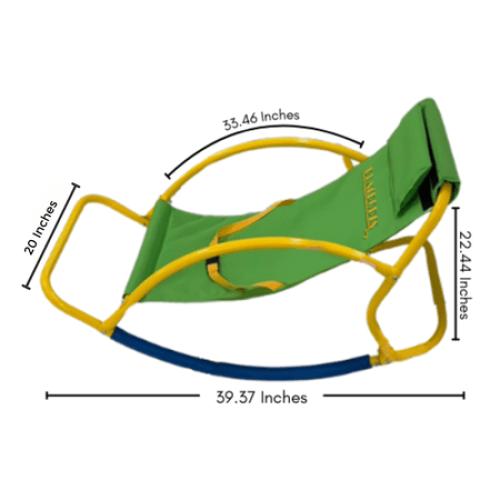 Platports Kids Seesaw Chair – Ages 5–7 – Indoor & Outdoor Rocking Seat – Stable Base – Backyard & Playroom Use
