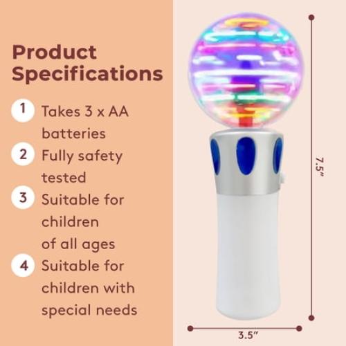 Musical Light up Wand - Sensory Toys for Kids with Autism - Autism Sensory Products - Sensory Lights for Autistic Children - Autism Toys for Kids 0