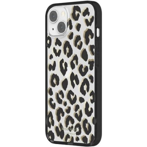 kate spade new york - Protective Hardshell Case for iPhone 13 - Leopard