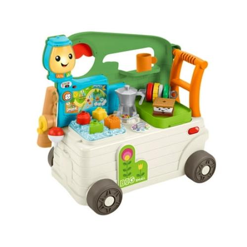 Fisher-Price Laugh & Learn 3-in-1 On-the-Go Camper Activity Center