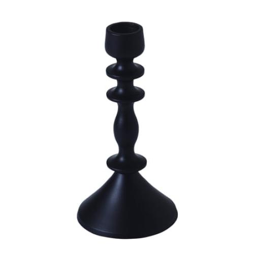 Beautiful Metal Taper Candle Holder by Drew Barrymore, 6, Black